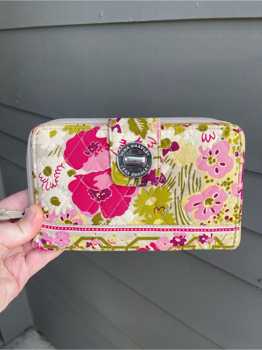 Vera Bradley turnlock wallet